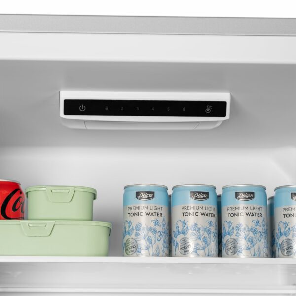 Sia Split Freestanding 252L Combi Fridge Freezer SFF17654SE 50/50 with 4 Freezer Compartment in Silver, Low Frost