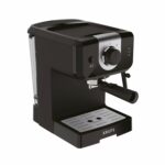 Krups Opio Steam Pump XP320840 Espresso Coffee Machine, 1.5L, Black, Cappuccino