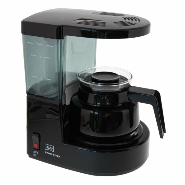 Melitta Filter Coffee Machine, Aromaboy Model, Stainless Steel, Black, Art.No. 6707286