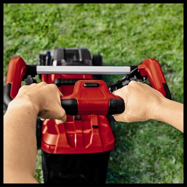 Einhell GE-CM 36/34-1 Li-Solo Power X-Change Battery-Powered Lawnmower (36 V, Li-Ion, 33.5 cm Cutting Width, 5 Level Center Cutting Height Adjustment, No Battery or Charger)