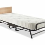 Jay-Be Crown Premier Folding Bed with Deep Sprung Mattress - Single, Black
