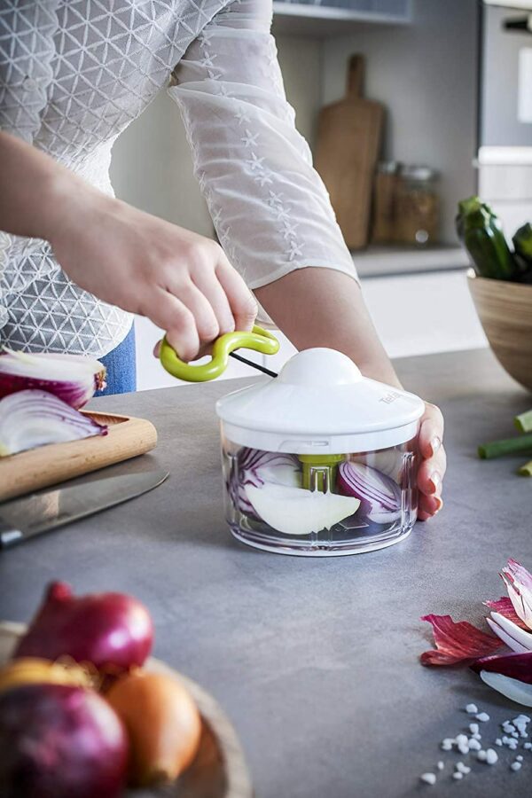 Tefal Manual Food Processor, Plastic, Green - Dark Citronnelle, 500 ml