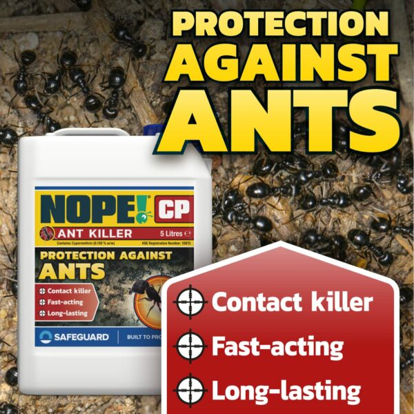 NOPE! CP Ant Killer (5 Litre) Long-Lasting, Fast Acting for Indoor and Outdoor use