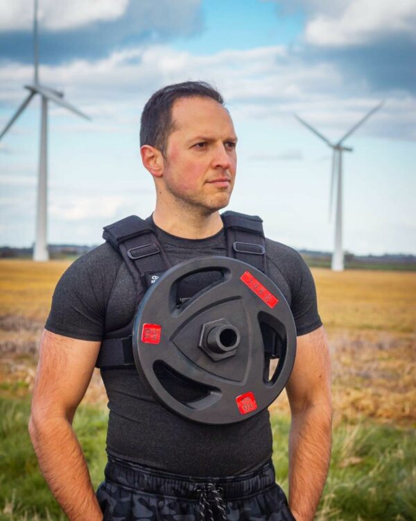 INFINITY Weighted Vest 80 KGs 175 Lbs Plate Carrier for Calistheincs, Fitness, Powerlifting (Free Bottle Included, Black)