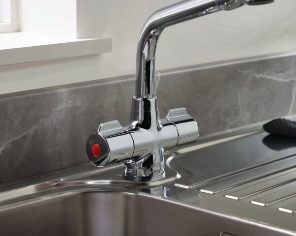 Bristan MH SNK EF C Manhattan Easyfit Kitchen Sink Mixer Tap with Swivel Spout, Chrome