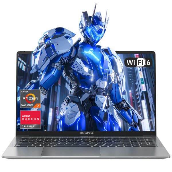 ACEMAGIC Newest Laptop Computer - 16.1'' FHD Display Laptop with AMD Ryzen 7 5700U Processor(beat i7-1265U), 16GB Ram DDR4x2 512GB SSD Notebook Computer with Backlit Keyboard, WiFi 6