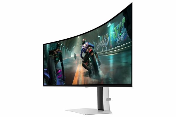 Samsung Odyssey OLED G9 LS49DG912SUXXU 49" Curved DQHD Gaming Monitor - 0.03ms, 144Hz, 5120x1440, HDMI 2.1, Displayport, USB