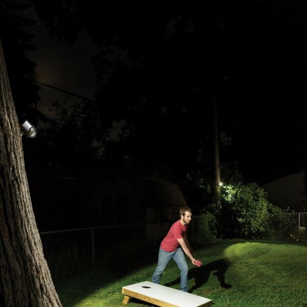 Mr Beams MB390 300-Lumen Weatherproof Wireless Battery Powered LED Ultra Bright Spotlight with Motion Sensor, Brown