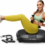 FLYBIRD Vibration Plate, Whole Body Workout Vibration Plate Exercise Machine for Bone Density Building & Lymphatic Drainage
