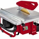Einhell TC-TC 618 Electric Tile Cutter 600W, Water Cooling System, 45° Tiltable Stainless Steel Work Table For Mitre Cuts, Parallel Stop