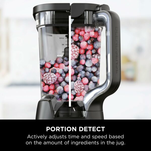 Ninja 2-in-1 Detect Power Blender Pro & Single Serve, 1200W Blender With Jug, & 2x Single Serve Cups, Blend Smoothies, Chop Vegetables & Mix Frozen Drinks, Black, TB301UK