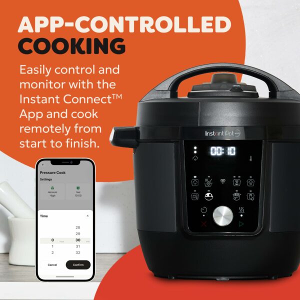 Instant Pot Plus 9-in-1 Multi-Cooker 5.7L - Brushed Stainless Steel, Pressure Cooker, Slow Cooker, Rice Cooker, Sauté Pan, Yoghurt Maker, Food Warmer, Steamer Pot, Sous Vide, Steriliser