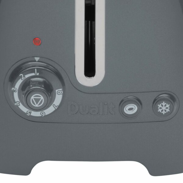 Dualit 2 Slice Lite Toaster 1.1kW Toasts 60 Slices an Hour Bagel & Defrost Settings
