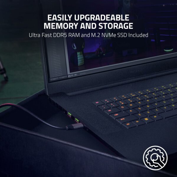 Razer Blade 17-17 Inch Gaming-Laptop - NVIDIA GeForce RTX 3060 - Intel Core i7-12800H - 17,3" 240Hz QHD-Display (16GB DDR5 RAM, 1TB SSD, Aluminium) QWERTY UK-Layout Black
