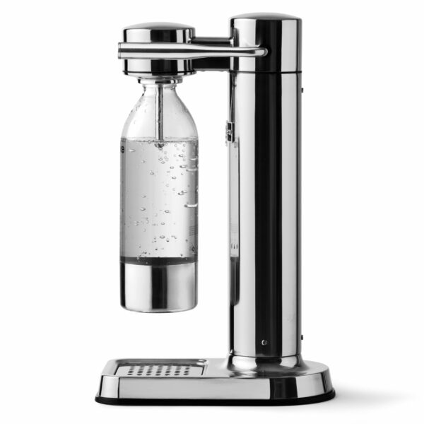 Aarke Carbonator 3, Sparkling Water Maker with Water Bottle, Steel Finish