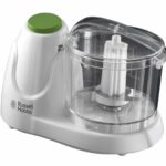 Russell Hobbs Food Collection Electric Mini Chopper, Dices & Purees Fruit & Vegetables - recipes included, 500ml, Removable dishwasher-safe bowl, lid & blade, Simple one-button operation, 75W, 22220