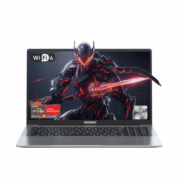 ACEMAGIC 2025 Laptop Computer - 16.1'' FHD Display Laptop with AMD Ryzen 7 5700U Processor (Up to 4.3 Ghz), 16GB Ram DDR4x2 512GB SSD Notebook with Backlit Keyboard, Support WiFi 6