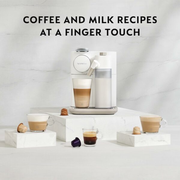 De'Longhi Nespresso Gran Lattissima EN640.B, Automatic Coffee Maker, 19 Bar Pressure, Cappuccino, Latte, 1400W, Sophisticated Dark Black