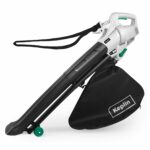 Keplin 3-in-1 Leaf Blower, Garden Vacuum & Mulcher - 3500W, 35L Collection Bag for Easy Clearing of Leafs, Debris & Waste in Garden, Patio & Drive with 10 Meter Cable, Shoulder Strap & Wheels