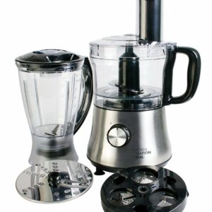 Wahl James Martin Food Processor Compact with Spiralizer, 500 W, 1.5 Litre with Spiralizer Electric, Ice Crushing 1 L Blender, Blade/ Slicing and Grating disc, 2.3 Kgs