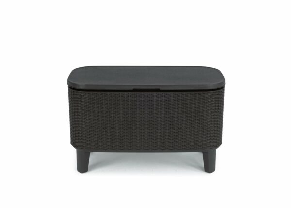 Keter Bevy BAR Cocktail Table, Polypropylene, Anthracite Grey