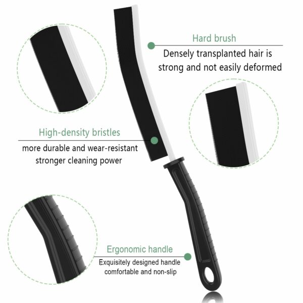 Crevice Cleaning Brush, 2 Pcs