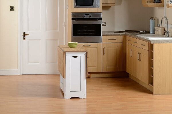 Santos Butterfly Dining Set in White/Distressed Waxed Pine