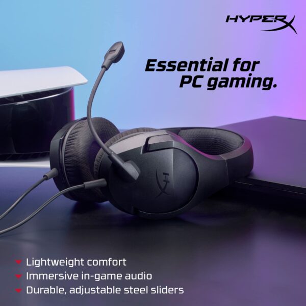 HP Victus Gaming Laptop 15-fb0020na Bundle with HyperX Pulsefire Mouse & HyperX Cloud Stinger Headset | AMD Ryzen 5-5600H | Radeon RX 6500M |8GB RAM | 256GB SSD | 15.6” FHD | Windows 11 Home |Black
