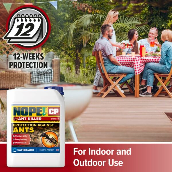 NOPE! CP Ant Killer (5 Litre) Long-Lasting, Fast Acting for Indoor and Outdoor use