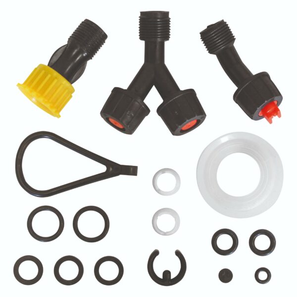 Faithfull Pressure Sprayer Knapsack - 16 Litre Capacity Garden Spray Pump with 3 Adjustable Nozzles & Service kit