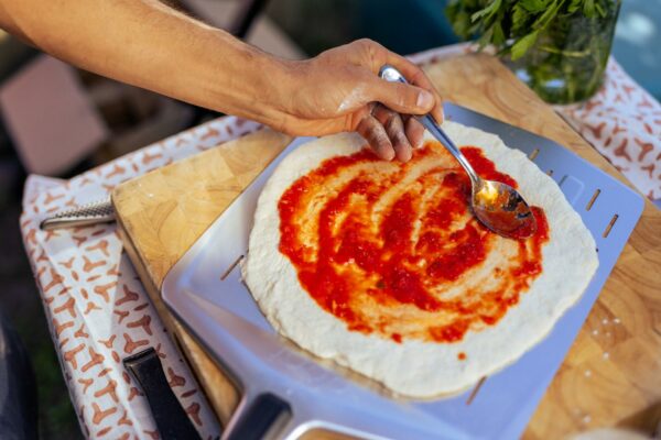 Ooni 12 Perforated Pizza Peel, Pizza Paddle, Pizza Oven Accessories, Pizza Peel for Award Winning Pizza Oven
