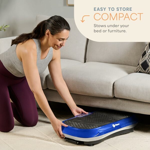 LifePro Waver Vibration Plate Exercise Machine for Full Body Workout, 99 Speed Levels, Resistance Bands, Remote, Home Fitness and Weight Loss Platform