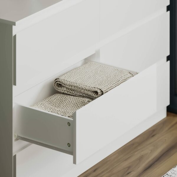 Vida Designs Denver Drawer Chests (White, 6 Drawer)