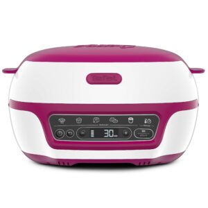 Tefal Cake Factory Délices KD810140 Precision Dessert Maker, 1100W, White & Pink Delices, Metal, 1100 W