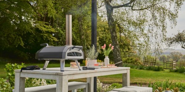 Ooni Karu 2 Multi-Fuel Outdoor Pizza Oven - Wood and Gas Outdoor Pizza Oven with Pizza Stone Intergrated Thermometer, Pizza Oven Outdoor