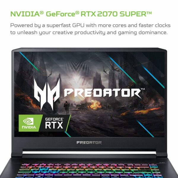 Acer Predator Triton 500 PT515-52-73L3 Gaming Laptop, Intel