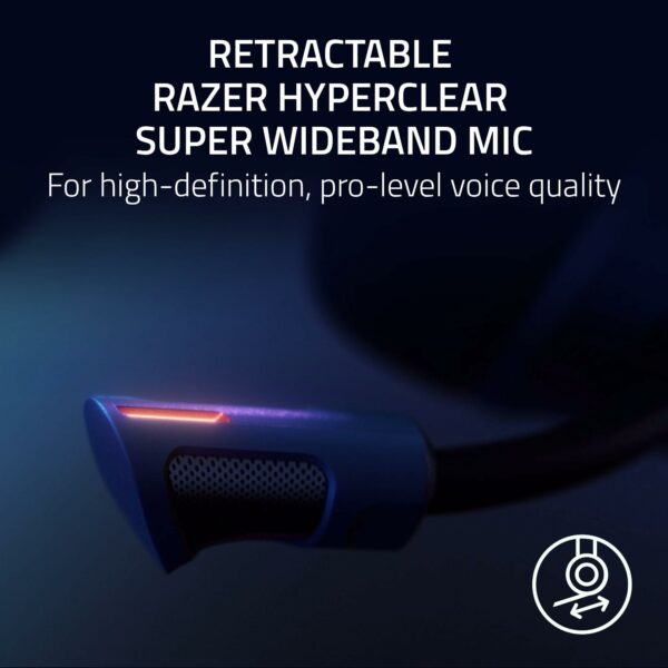 Razer Kraken V4 Pro - Wireless Gaming-Headset with OLED Control Hub - Sensa HD haptics - TriForce 40mm Drivers - HyperSpeed & Bluetooth - THX Spatial Audio | Black