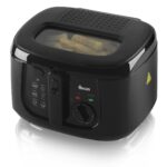Swan SD6080BLKN 2.5 Litre Deep Fat Fryer with Viewing Window, Adjustable temperature controls, Easy Clean, 1800W, Black