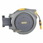 HOZELOCK - Auto Reel 30m wall-mounted hose reel : Easy to Install, Lock, Auto-rewind, Ready-to-use Reel With Nozzle, Fittings, Hozelock Hose and Accessories Included - 5 Year Guarantee* [2403 0000]