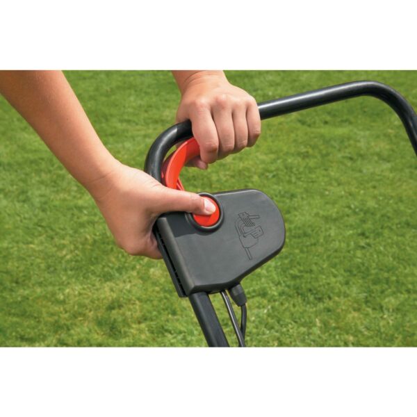 Black Decker Lawn Raker 600 W with Large Capacity Front Loading Grass Box and Heigh Adjustment System GD300-GB