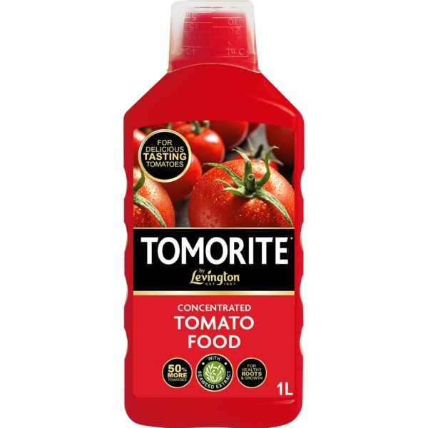Levington Tomorite Liquid Tomato Food, Concentrate, 1L, Red