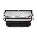 Tefal GC722D40 Optigrill Plus X-Large Grill with 9 Automatic Settings and Cooking Sensor, Non Stick Removable Plates, Automatic Settings and Cooking Sensor, Stainless Steel, Xl