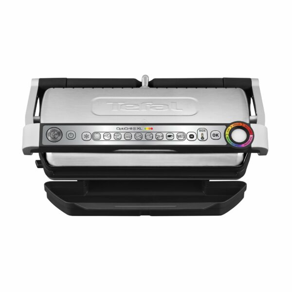 Tefal GC722D40 Optigrill Plus X-Large Grill with 9 Automatic Settings and Cooking Sensor, Non Stick Removable Plates, Automatic Settings and Cooking Sensor, Stainless Steel, Xl