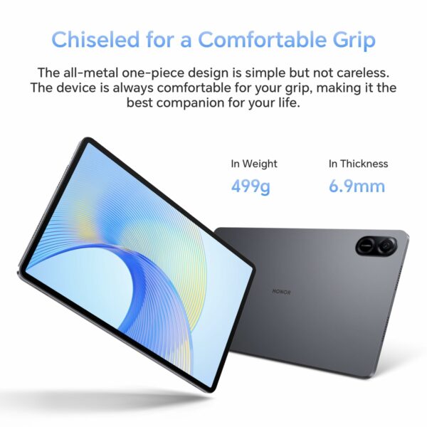 HONOR Pad X9, 11.5-Inch Wi-Fi Tablet, 4GB+128GB, 120Hz 2K FullView Display, 6 Speakers, Android 13, Space Grey