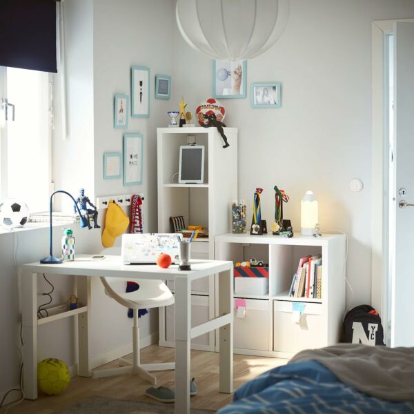 Ikea Kallax Shelving Unit, Bookcase, White, Perfect For Baskets Or Boxes