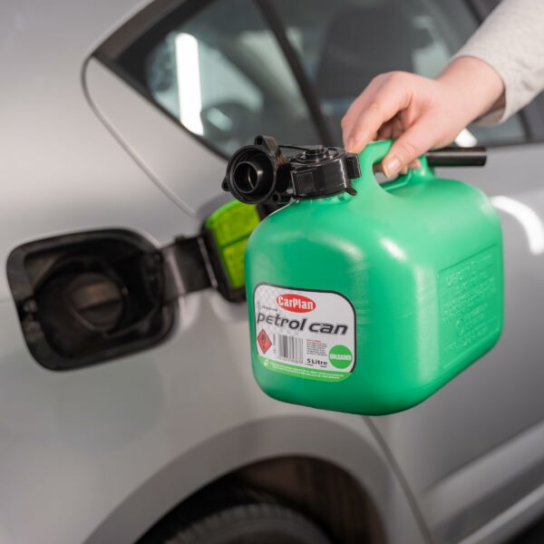 CarPlan TPH005 5L Fuel Can, Unleaded Petrol (Green)