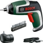 Bosch IXO Cordless Screwdriver (7th Generation, 3.6V, 2.0Ah, 5.5Nm, with Micro USB Cable, Includes Angle Attachment, Screws up to 190 Screws, in Box) - Amazon Edition