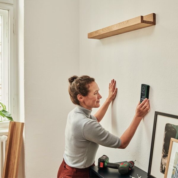 Bosch detector Truvo 2nd gen. easy one-button handling, simple detection of live cables metal wall scanner up to 70mm