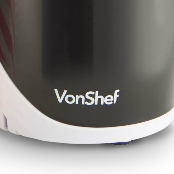 VonShef Popcorn Maker – 1200W Air Popcorn Machine with Hot Air Circulation, One Touch Operation, Movie Night Accessories, Healthy & Oil Free Snack Maker for Kids with 6 Boxes - Black