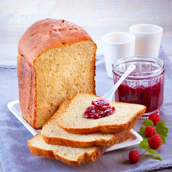 Tefal Breadmaker With Yoghurt Pot Accessory, 15 Hours Delay Start, Kitchen, 20 Auto Programs, Gluten-Free, Sourdough Bread, White Bread, Pizza Dough, Porridge, Brioche Bread, Crust Settings, PF240E40